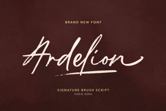 Ardelion Typeface for Editorial Design