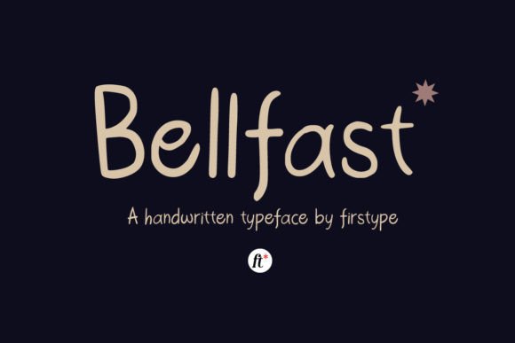 Bellfast Font for Handmade Crafts and Labels