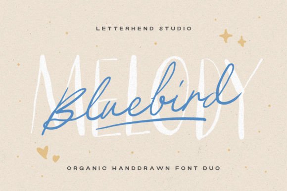 Bluebird Melody Font for Campaign Design