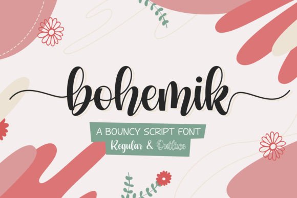 Bohemik Font for Crafters and Makers