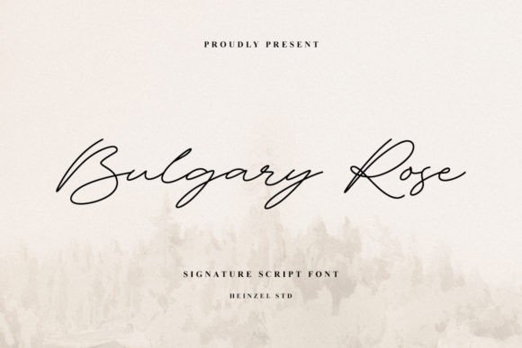 Bulgary Rose: The Elegant Script Font for Designers