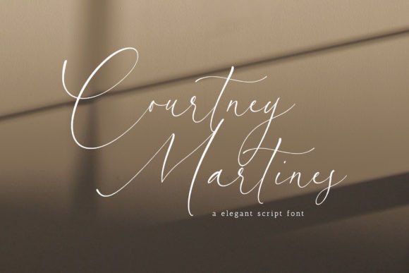 Courtney Martines Font for Digital Branding