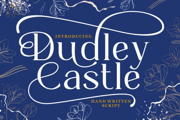 Dudley Castle: A Premium Script Handwritten Font for Editorial Design