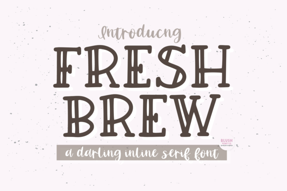 Fresh Brew Typeface for Editorial Design