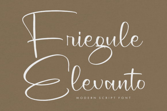 Friegule Elevanto: A Romantic Script Font for Web Design