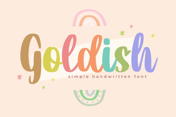Goldish: A Playful Script Font for Modern Editors