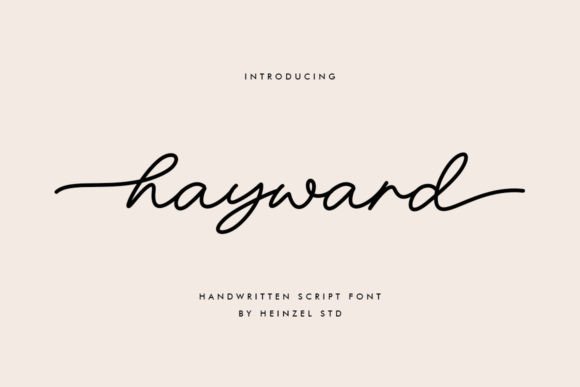 Hayward: A Handwritten Typeface for Elegant Editorial Design