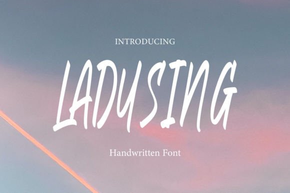Ladusing: A Handwritten Font for Makers