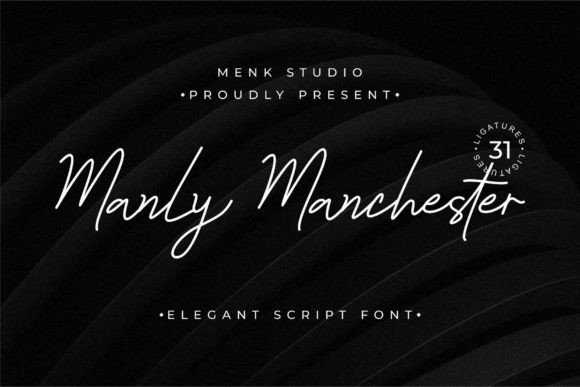 Manly Manchester Font for Crafters & Sellers