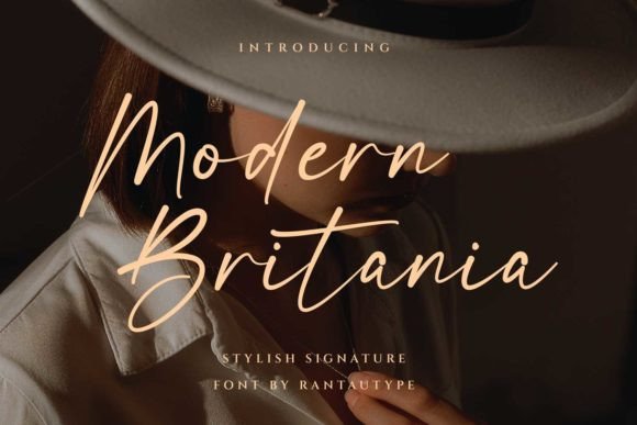 Modern Britania: A Refined Script Typeface