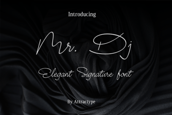Mr. Dj Typeface for Polished Brand Identity