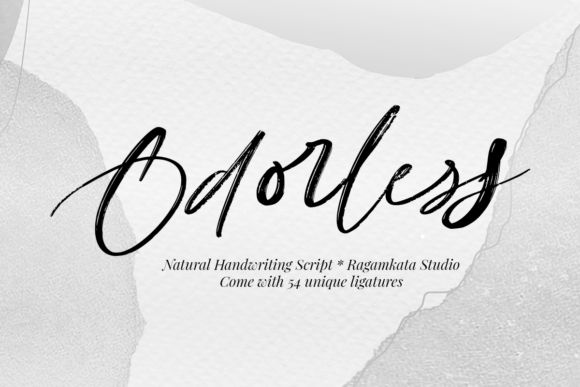 Odorless Typeface for Authentic Brand Identity