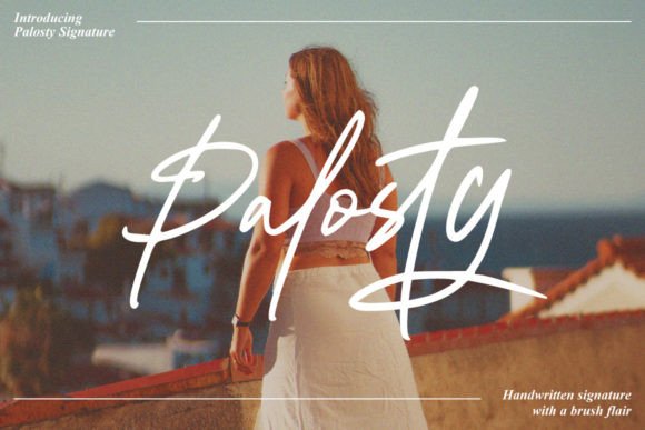 Palosty: The Elegant Script Font for Modern Branding