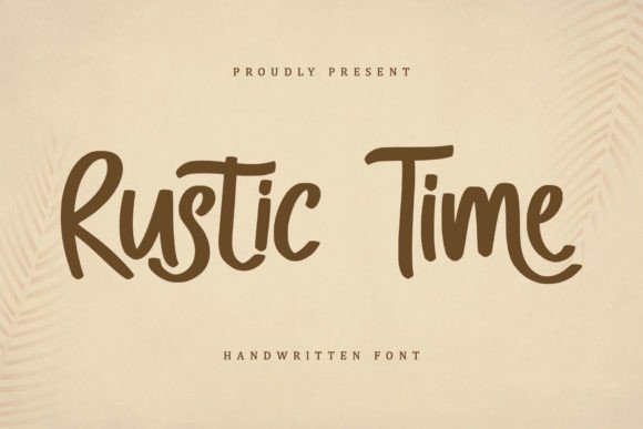 Rustic Time: The Script Font for Retro Ads