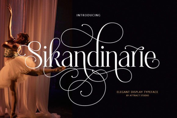 Sikandinarie: Elevating Campaigns with Elegant Script Fonts