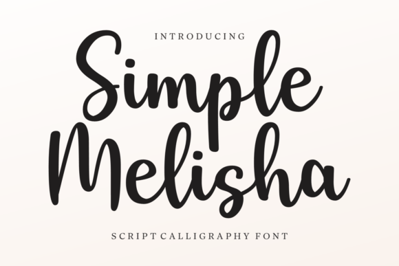 Simple Melisha Font for Elegant Business Branding
