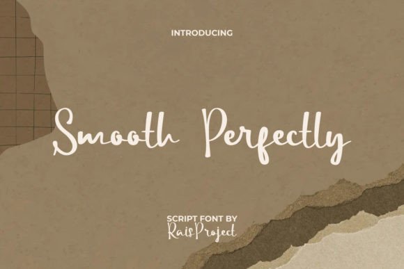 Smooth Perfectly: A Script Font for Editorial Elegance