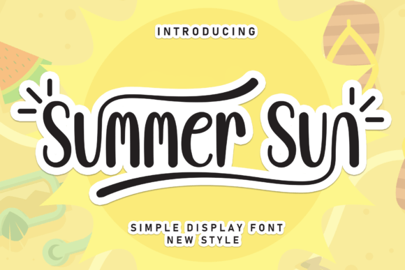 Summer Sun Script Font for Elegant Branding