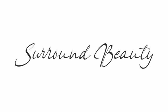Surround Beauty Font for Elegant Web Design