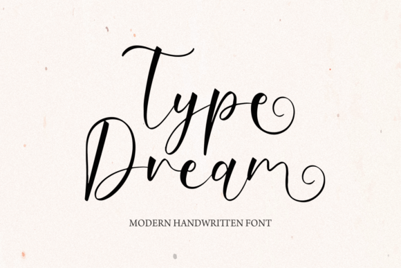 Type Dream Font for Elegant Brand Identity