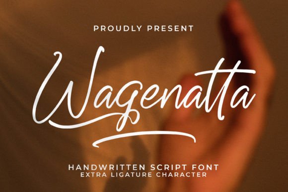 Wagenatta: A Graceful Script Font for Editorial Design