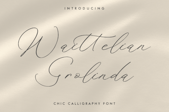 Waittelian Grolinda Typeface for Makers